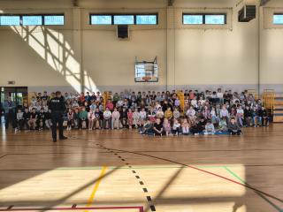 Bezpieczna droga – spotkanie uczniów klas 1–4 z policjantem